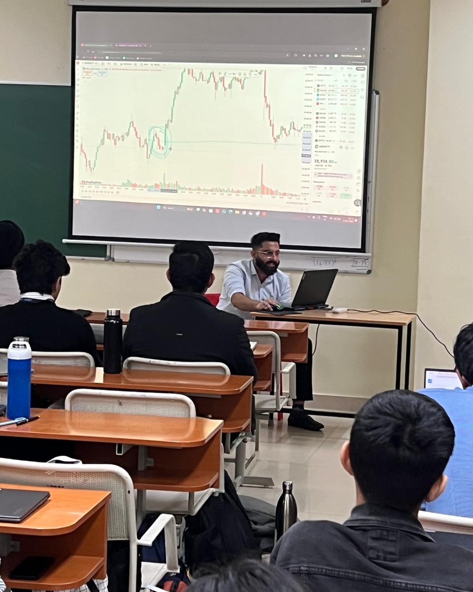 Christ University Bangalore – Guest Lecturer – Technical Analysis (3)