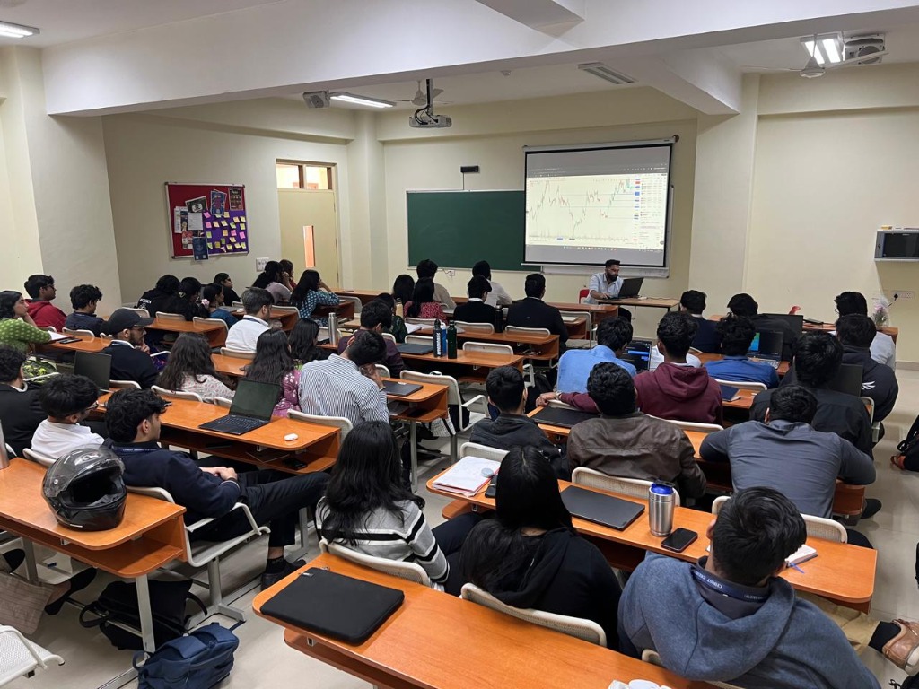 Christ University Bangalore – Guest Lecturer – Technical Analysis (1)